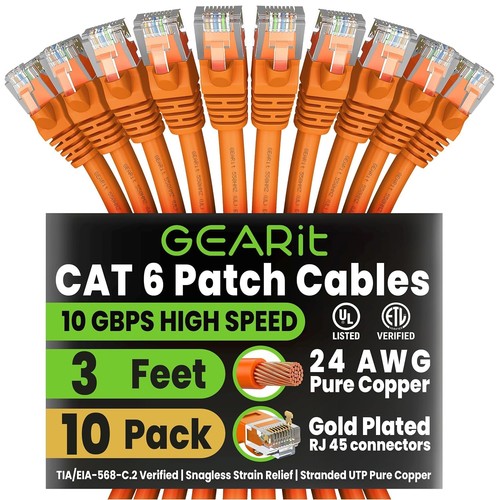 Gearit cat6 patch cables cat - gearit,